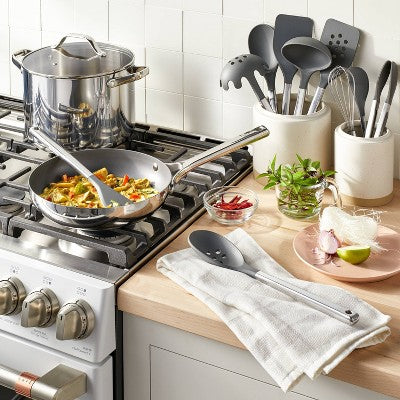 8qt Stainless Steel Tall Stock Pot Silver - Figmint