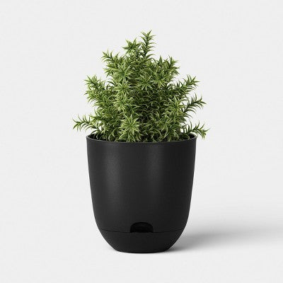 Recycled Car Seat Resin 20" RE Self Watering Planter Black - Room Essentials