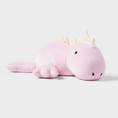 Dinosaur Weighted Plush Kids' Throw Pillow Purple - Pillowfort