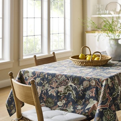 104"x60" Floral Tablecloth - Threshold designed with Studio McGee