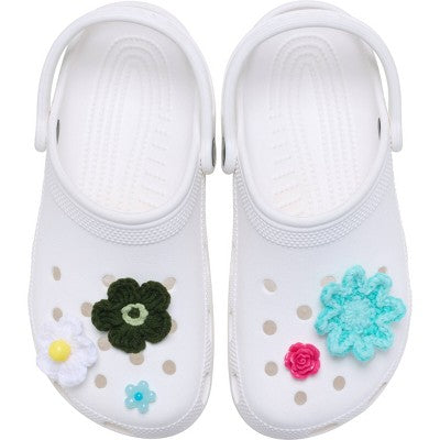 Crocs Adult Jibbitz Crafted Floral Shoes Accessories - Multicolor 5pk