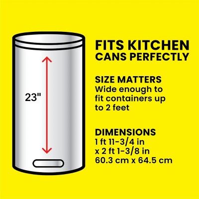 Glad ForceFlex Drawstring Trash Bags - Gain Original - 13gal/140ct