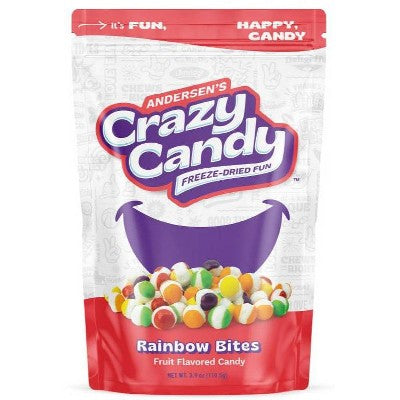 Crazy Candy Freeze Dried Candy - Rainbow Bites - 3.9oz