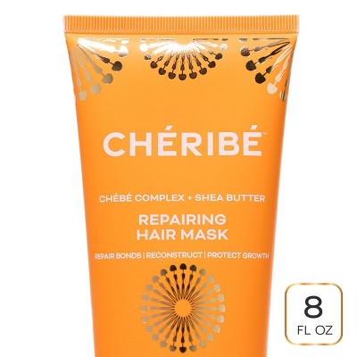 Cheribe Repairing Hair Mask with Chebe Complex + Shea Butter for Dry Damaged Hair - 8 fl oz