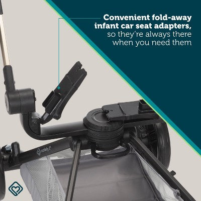 Safety 1st Turn & Go Rotating Travel System - French Gray (LOCAL PICKUP ONLY)