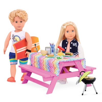Our Generation Deluxe Accessory - Picnic Table Set