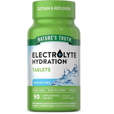 Nature's Truth Electrolyte Tablets | No Sugar | 90 Count