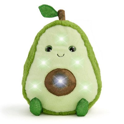 FAO Schwarz 11" Glow Brights Plush LED with Sound Avocado