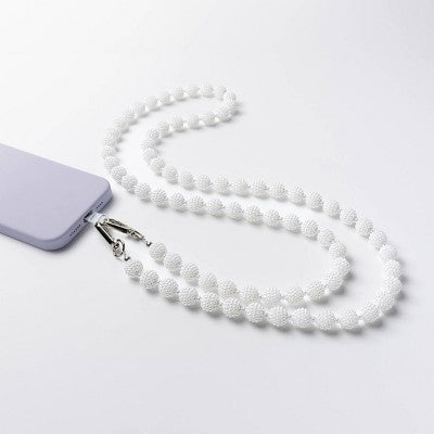 Hello Lux Phone Crossbody Strap - Berry Pearl Beads