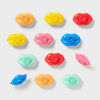 12ct Kazoo Party Favors - Spritz: Multicolor Plastic for Kids, Fairy & Princess Themes, Bulk Party Supplies