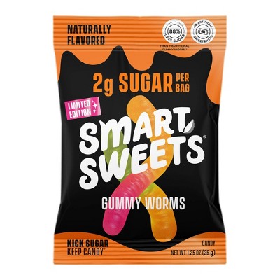 SmartSweets Halloween Gummy Worms Candy - 1.25oz