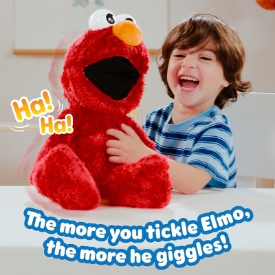 Sesame Street Tickle Me Elmo Giggle Max Interactive Plush Toy