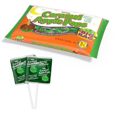 Tootsie Caramel Apple Pops Halloween Bag - 24oz