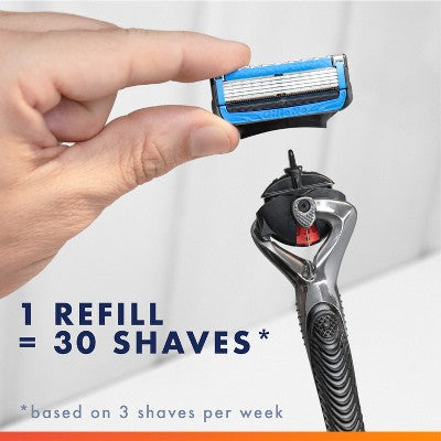 Gillette Fusion5 ProGlide Chill Men's 5-Blade Razor Refills - 8ct