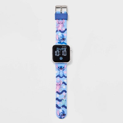 Girls' Stitch Watch Set with Braclets - Blue/Pink