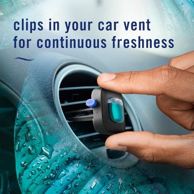 Febreze Luxe Car Air Freshener - Rainforest - 0.14 fl oz/2ct