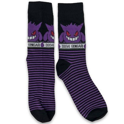 Pokemon 5pk Striped Crew Socks