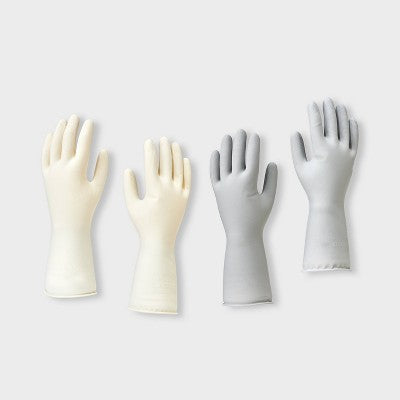 Reusable Latex Gloves - Medium - 2ct - Dealworthy