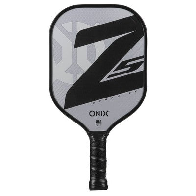 Onix 15.5'' Z5 Wide Body Pickleball Paddle - White: Graphite Core, 8.2 oz, 4" Grip