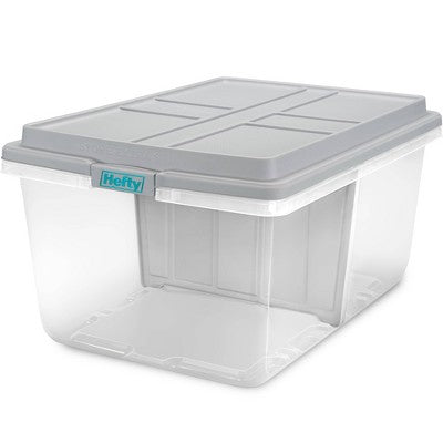 Hefty 98.5qt Hi-Rise Clear Divided Storage Container (LOCAL PICKUP ONLY)