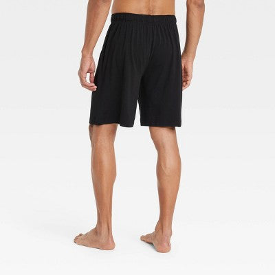 Men's 9" Knit Pajama Shorts - Goodfellow & Co Black L