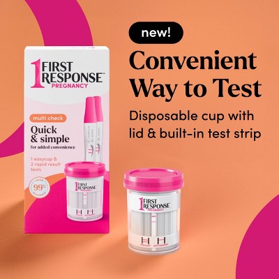 First Response Simple Check Easy Cup - 3ct