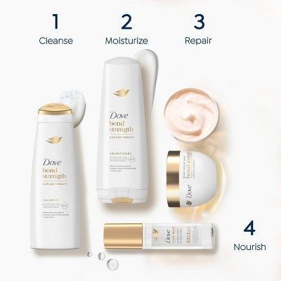 Dove Beauty Bond Shield Leave-In Silk Hair Serum - 3.3oz