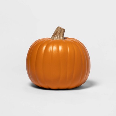 9" Carvable Faux Halloween Pumpkin Orange - Hyde and EEK! Boutique