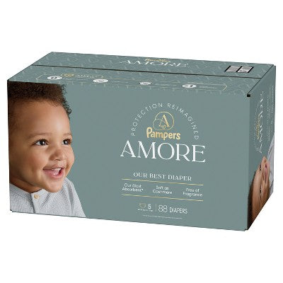 Amore by Pampers Diapers Enormous Pack - Size 5 - 88ct