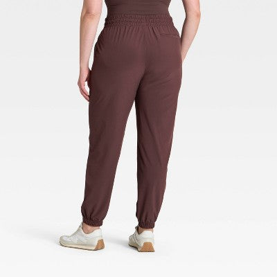 Women's Active Light Mid-Rise Joggers - All In Motion Brown XS