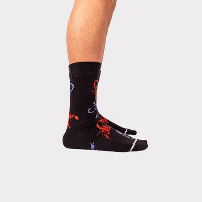 Pair of Thieves Men's Crew Socks - Black 6-12