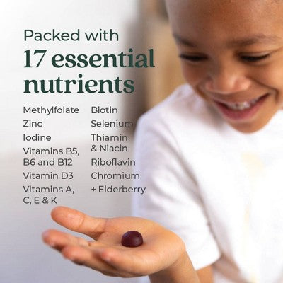 New Chapter Kids' Non-GMO and Gluten Free Organic Multivitamin Gummies - Berry Citrus - 60ct