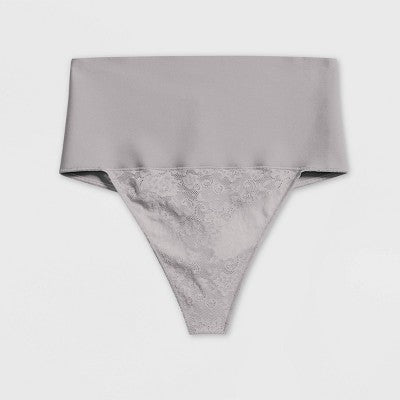 Maidenform Women's Tame Your Tummy Thong Gloss XXL