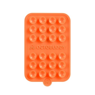 Octobuddy Silicone Suction Cup Phone Case Mount Magnet - Orange