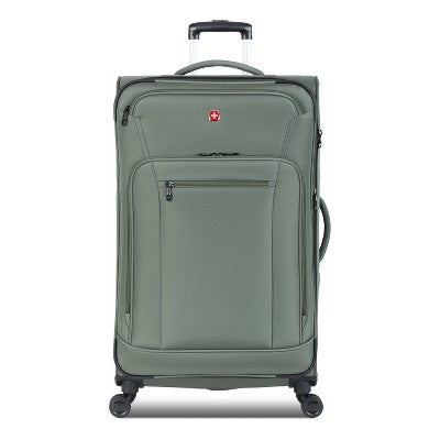 SWISSGEAR Zurich Softside Large Checked Spinner Suitcase - Green (LOCAL PICKUP ONLY)