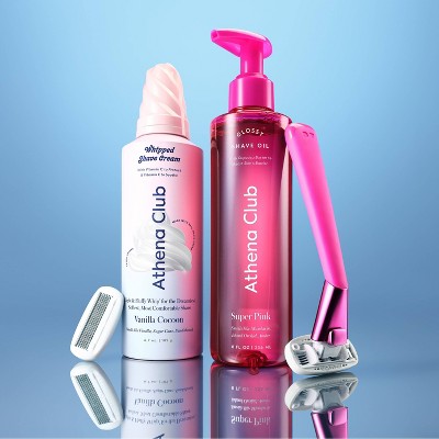 Athena Club Glossy Shave Oil - Super Pink - 8oz