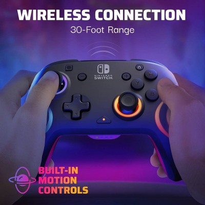 PDP Afterglow Wave Wireless Controller with Motion for Nintendo Switch - Black