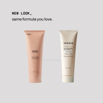 Versed Buff It Out AHA Unscented Exfoliating Body Scrub - 8 fl oz
