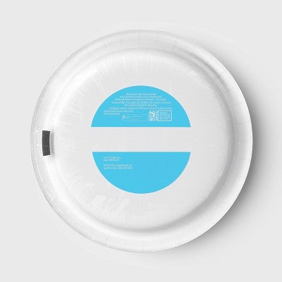 Disposable Plates 7" - Colorful Stripes - 40ct - up&up