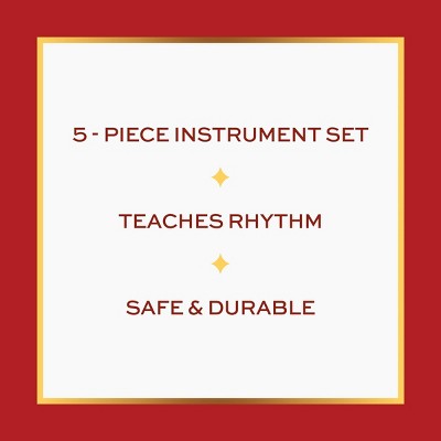 FAO Schwarz Jungle Drum Instrument Set - 5pc
