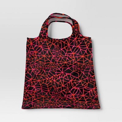Kids' 16" Trick or Treat Reusable Halloween Bag Web Pink - Hyde & EEK! Boutique