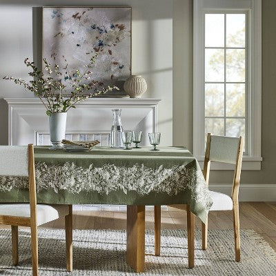 60" x 104" Floral Tablecloth - Threshold designed with Studio McGee