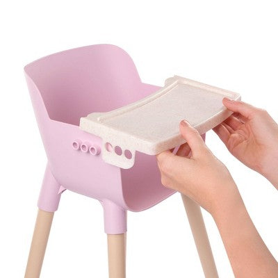 LullaBaby Baby Doll Pink High Chair with Accessories