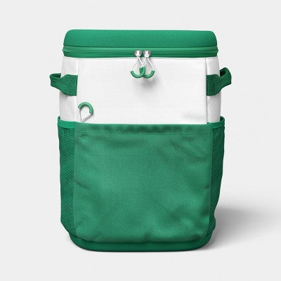 24 Cans/20.4qt Backpack Cooler Green - Sun Squad
