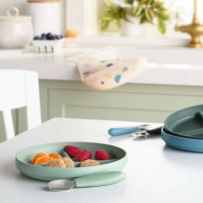 Stainless Steel Spoons - 3pk - Blue/Green - Cloud Island