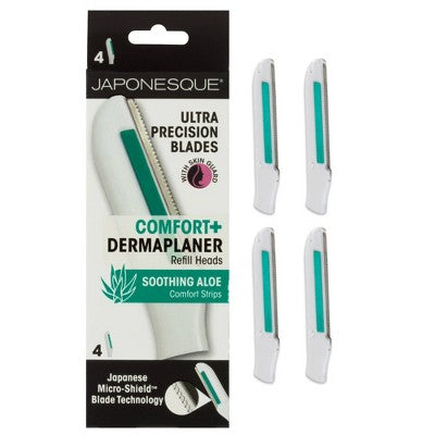 JAPONESQUE Comfort+ Dermaplaner Razor Refill Blades - 4ct