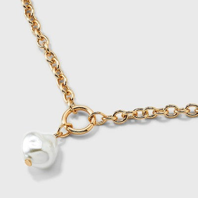 Pearl Jewelry Gift Set 7pc - A New Day Multi/Gold
