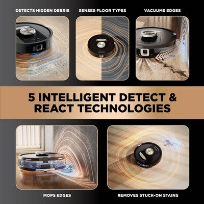 Shark Power Detect 2-in-1 Robot Vacuum and Mop with NeverTouch Pro Base - RV2820ZE (LOCAL PICKUP ONLY)