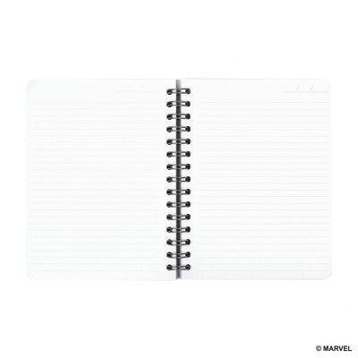 Yoobi Marvel Journal 6"x8" Spiral with Elastic Band Spider-Man Mask, School Supplies