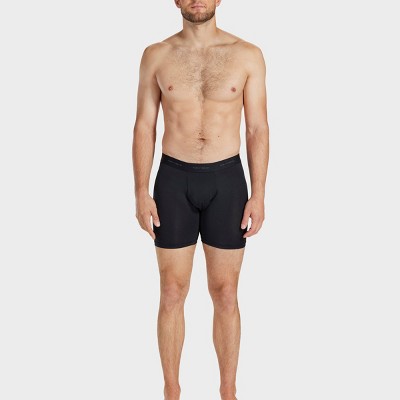 Pair of Thieves Men's Quick Dry Long Leg Boxer Briefs 3pk - Black M